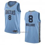 Maglia Memphis Grizzlies Ziaire Williams #8 Statement 2022-23 Blu