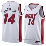 Maglia Miami Heat Derrick Walton Jr. NO 14 Association 2018 Bianco