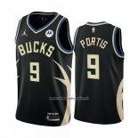 Maglia Milwaukee Bucks Bobby Portis #9 Statement 2022-23 Nero