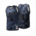 Maglia Milwaukee Bucks Ray Allen #34 Mitchell & Ness 2001-02 Nero