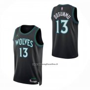 Maglia Minnesota Timberwolves Ayo Dosunmu No 13 Statement 2026-27 Nero