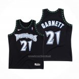 Maglia Minnesota Timberwolves Kevin Garnett #21 Classic Nero