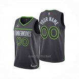 Maglia Minnesota Timberwolves Personalizzate Statement 2024-25 Grigio