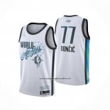 Maglia Nba All Star 2026 Luka Doncic No 77 Bianco