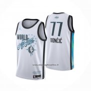Maglia Nba All Star 2026 Luka Doncic No 77 Bianco
