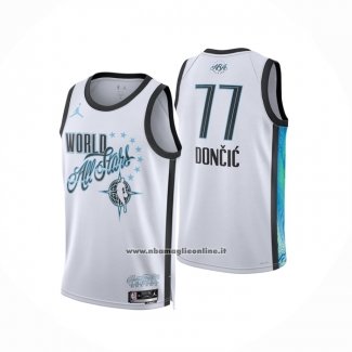 Maglia Nba All Star 2026 Luka Doncic No 77 Bianco