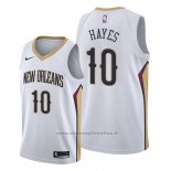 Maglia New Orleans Pelicans Jaxson Hayes NO 10 Association 2019-20 Bianco