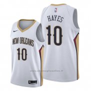 Maglia New Orleans Pelicans Jaxson Hayes NO 10 Association 2019-20 Bianco