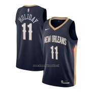 Maglia New Orleans Pelicans Jrue Holiday #11 Icon 2020-21 Blu