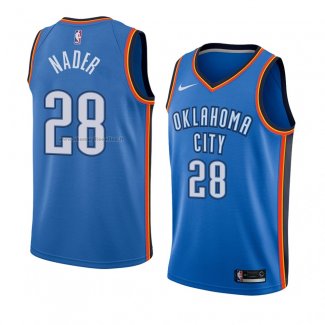 Maglia Oklahoma City Thunder Abdel Nader NO 28 Icon 2017-18 Blu