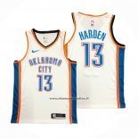 Maglia Oklahoma City Thunder James Harden #13 Association Bianco