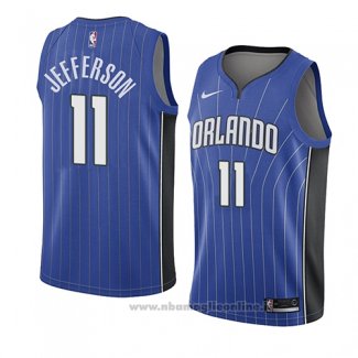 Maglia Orlando Magic Amile Jefferson NO 11 Icon 2018 Blu