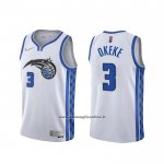 Maglia Orlando Magic Chuma Okeke #3 Earned 2020-21 Bianco