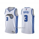 Maglia Orlando Magic Chuma Okeke #3 Earned 2020-21 Bianco