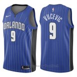 Maglia Orlando Magic Nikola Vucevic NO 9 Icon 2017-18 Blu