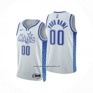 Maglia Orlando Magic Personalizzate Citta 2025-26 Bianco