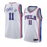 Maglia Philadelphia 76ers James Ennis III NO 11 Association 2018 Bianco