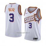 Maglia Phoenix Suns Bradley Beal #3 Association 2023-24 Bianco