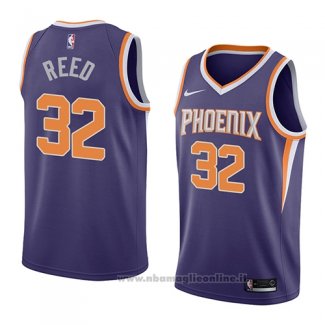 Maglia Phoenix Suns Davon Reed NO 32 Icon 2018 Viola