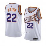 Maglia Phoenix Suns Deandre Ayton #22 Association 2023-24 Bianco