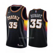 Maglia Phoenix Suns Kevin Durant #35 75th Anniversary 2022 Nero