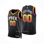 Maglia Phoenix Suns Personalizzate Statement 2024-25 Nero