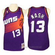 Maglia Phoenix Suns Steve Nash NO 13 Throwback Viola
