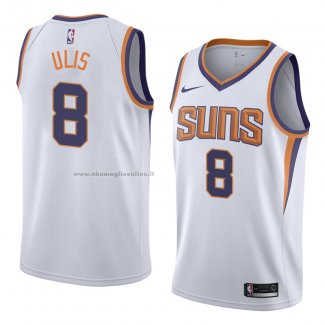 Maglia Phoenix Suns Tyler Ulis NO 8 Association 2018 Bianco