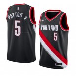 Maglia Portland Trail Blazers Gary Payton NO 5 Icon 2018 Nero