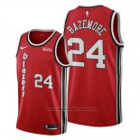 Maglia Portland Trail Blazers Kent Bazemore NO 24 Classic Edition Rosso