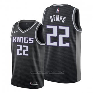 Maglia Sacramento Kings Cody Demps NO 22 Statement Nero