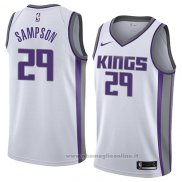 Maglia Sacramento Kings Jakarr Sampson NO 29 Association 2018 Bianco