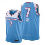 Maglia Sacramento Kings Kyle Guy NO 7 Citta 2019-20 Blu