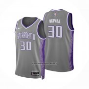 Maglia Sacramento Kings Kz Okpala #30 Citta 2022-23 Grigio