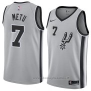 Maglia San Antonio Spurs Chimezie Metu NO 7 Statement 2018 Grigio