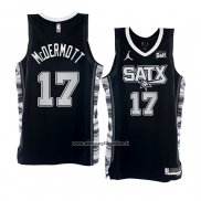 Maglia San Antonio Spurs Doug Mcdermott #17 Statement 2022-23 Nero