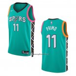 Maglia San Antonio Spurs Joshua Primo #11 Citta 2022-23 Verde