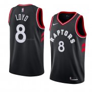 Maglia Toronto Raptors Jordan Loyd NO 8 Statement 2018 Nero