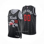 Maglia Toronto Raptors Personalizzate Citta 2025-26 Nero