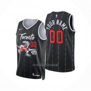 Maglia Toronto Raptors Personalizzate Citta 2025-26 Nero