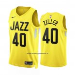 Maglia Utah Jazz Cody Zeller #40 Icon 2022-23 Giallo