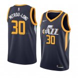 Maglia Utah Jazz Naz Mitrou-Long NO 30 Icon 2018 Blu