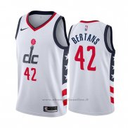 Maglia Washington Wizards Davis Bertans NO 42 Citta Edition Bianco