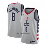 Maglia Washington Wizards Rui Hachimura #8 Citta 2020-21 Grigio