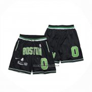 Pantaloncini Boston Celtics Just Don Nero