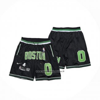 Pantaloncini Boston Celtics Just Don Nero