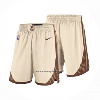 Pantaloncini Golden State Warriors Citta 2025-26 Crema