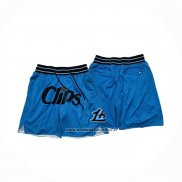 Pantaloncini Los Angeles Clippers Citta Just Don 2024-25 Blu