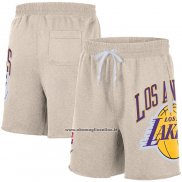 Pantaloncini Los Angeles Lakers Big Logo Just Don Bianco