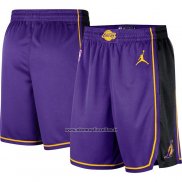 Pantaloncini Los Angeles Lakers Statement 2022-23 Viola